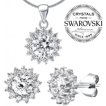 SILVEGO stříbrná souprava šperků se Swarovski Zirconia JJJS2488