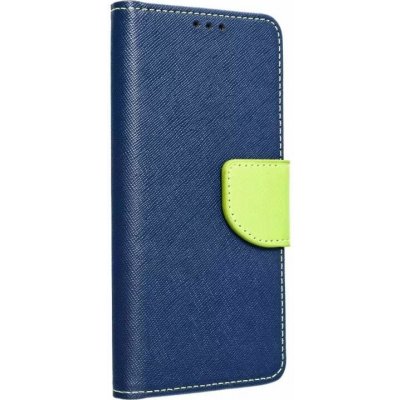 Pouzdro FANCY Diary Xiaomi Redmi Note 12 5G modré/limetka – Zboží Mobilmania