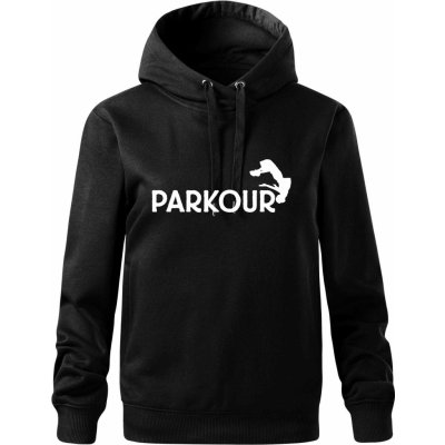 Parkour salto Oversized mikina dámská Moon kratší + širší Černá – Hledejceny.cz
