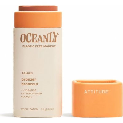 Attitude Oceanly Tuhý bronzer Golden 8,5 g – Zboží Mobilmania