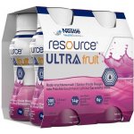 RESOURCE ULTRA FRUIT HIGH PROTEIN PŘÍCHUŤ ČERVENÉHO OVOCE POR SOL 4X200ML – Hledejceny.cz