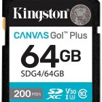 Kingston SDXC 64GB Canvas Go Plus SDG4/64GB – Sleviste.cz