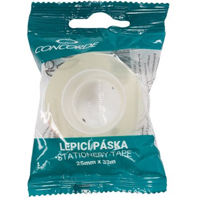Concorde páska lepicí 25 mm x 33 m, průhledná – Zboží Dáma