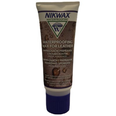 Nikwax Impregnační vosk s houbičkou na HLADKOU KŮŽI 100 ml Impregnace na barefoot a sportovní obuv – Hledejceny.cz