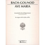 Charles Gounod, Johann Sebastian Bach Ave Maria noty na varhany, housle ad lib – Sleviste.cz