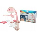 Canpol Babies Kolotoč plyšový s projektorem růžová – Zboží Dáma