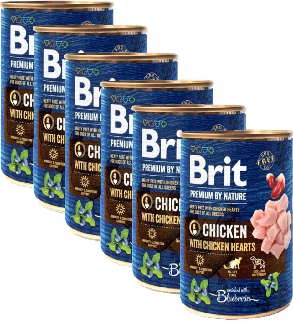 Brit Premium by Nature konz Pork & Trachea 6 x 400 g
