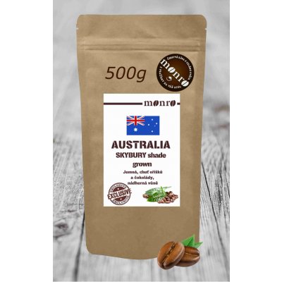 Monro Austrálie Skybury Shade Grown 100% Arabika zrnková 0,5 kg – Hledejceny.cz