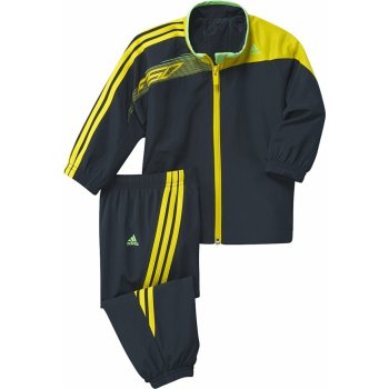 Adidas dětská souprava J MM F50 černá žluá zelená Z32519