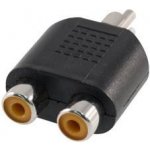 PremiumCord Adaptér 1x Cinch male - 2x Cinch female - kjr-05 – Zboží Živě