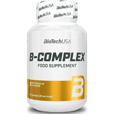 BioTechUSA Komplex vitamínů B 60 kapslí – Hledejceny.cz