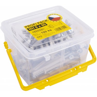 TTT Hmoždinky natloukací profi pack NH | 6x35 mm, 1bal/200ks (náhrada za UPP635NH) – Sleviste.cz