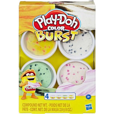 Play-Doh Modelína barevné set 4 kelímky různé druhy – Zbozi.Blesk.cz