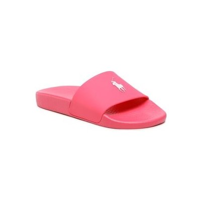 Polo Ralph Lauren nazouváky Polo Slide 809892945003 Hot pink/white – Zboží Mobilmania