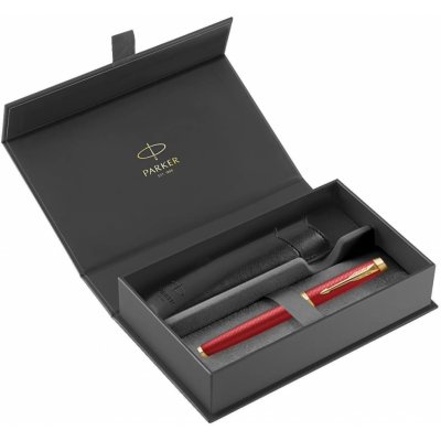 Parker 1502/3193650 IM Premium Red GT sada dárková sada plnicího pera v kazetě s pouzdrem – Zboží Živě