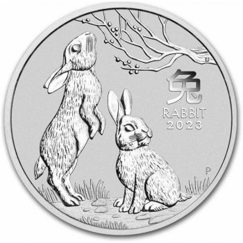 Stříbrná mince Rok Králíka Lunar III 5 Oz