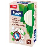 Velvet vatové tyčinky v papírové krabičce 200 ks – Zboží Dáma