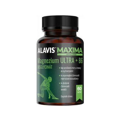 Alavis Maxima Hořčík + B6 Magnesium Ultra 60 kapslí – Hledejceny.cz