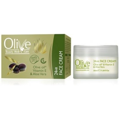 Olive 24h krém na obličej Vitamin E a Aloe vera 50 ml