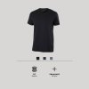 Pánské Tričko Nyamba pánské bavlněné fitness tričko 500 Slim černé