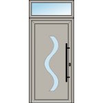 OknaDvereNaMiru.cz Vchodové dveře STYL 111 + Nadsvětlík 90 x 220 cm – Hledejceny.cz