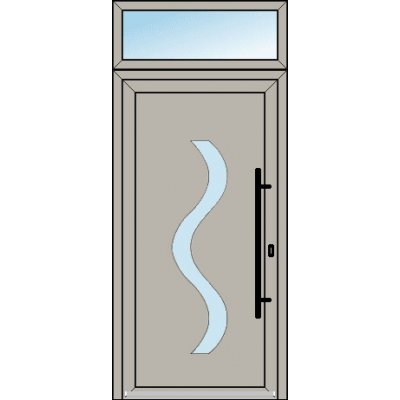 OknaDvereNaMiru.cz Vchodové dveře STYL 111 + Nadsvětlík 90 x 220 cm – Hledejceny.cz