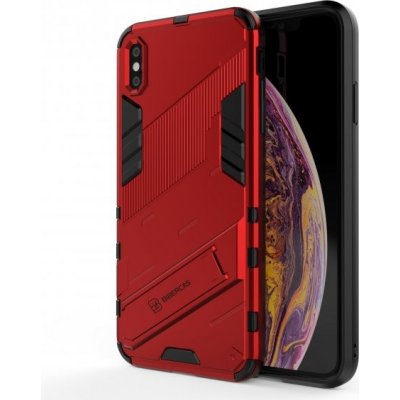 Pouzdro AppleKing odolné ochranné se stojánkem iPhone XS Max - červené – Zbozi.Blesk.cz