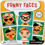 Petit Collage magnetické puzzle Veselé tváře – Hledejceny.cz