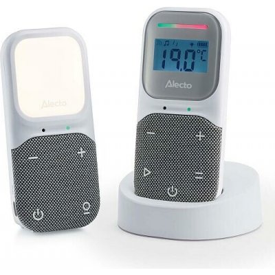 Alecto chůvička Full Eco Audio s křišťálově čistým zvukem DECT, displejem a nočním světlem Bílá DBX140 – Zboží Mobilmania