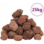 VidaXL sopečné kameny červené 3–5 cm 25 kg – Zboží Dáma