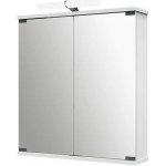 Camargue Zrcadlová skříňka s LED osvětlením Kyla, 60 × 69,4 × 18,6 cm, bílá 111912622-0110 – Zboží Dáma