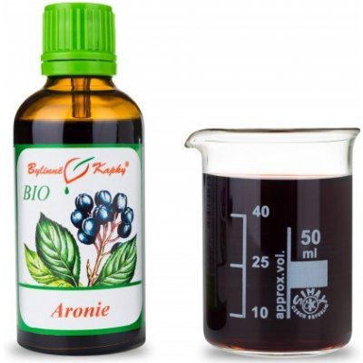 Bylinné kapky Arónie Bio kapky tinktura 50 ml – Hledejceny.cz