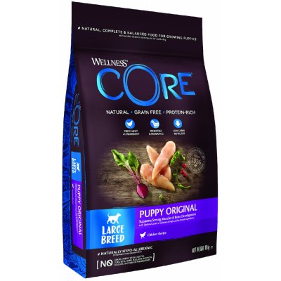 Wellness Core Puppy Original Large Breed Chicken 10 kg – Zboží Mobilmania