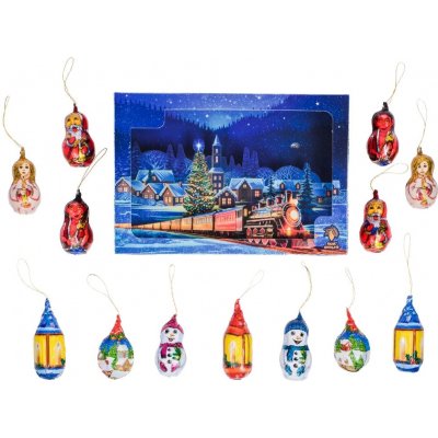 Fikar Vánoční čokoládová kolekce Leporelo Vlak 200 g – Sleviste.cz