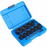 Satra S-TS11X Hlavice nástrčné pro poškozené - stržené šrouby a matice 3/8", 9 - 19 mm, 10 ks – Zboží Dáma