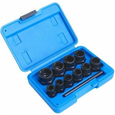 Satra S-TS11X Hlavice nástrčné pro poškozené - stržené šrouby a matice 3/8", 9 - 19 mm, 10 ks – Zboží Dáma
