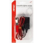 Adaptér do zapalovače cigaret s výstupem krokosvorky 12V 24V 60cm AMIO-03802 | Zboží Auto