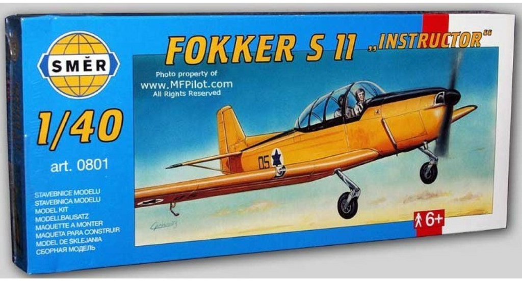 Směr Fokker S 11 Instructor 1947 801 1:40