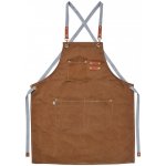 Clayre & Eef Hnědá kuchyňská zástěra 63x75 cm – Hledejceny.cz