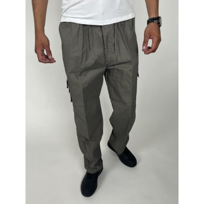 Henxing pánské zateplené kalhoty šedé