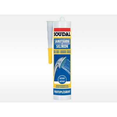 Soudal sanitární silikon 310 g bílá – HobbyKompas.cz