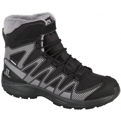 Salomon zimní boty XA Pro V8 CSWP J 414334 black/phantom/quiet shade – Hledejceny.cz