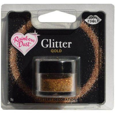 Jedlý glitter gold, 5g Rainbow Dust