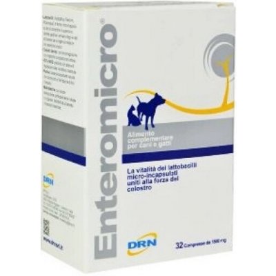 Enteromicro Complex 1500 mg probiotikum pro psy a kočky 32 tablet – Hledejceny.cz