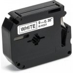 Kompatibilní páska s Brother MK-221, 9mm x 8m, černý tisk / bílý podklad – Zboží Živě