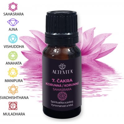 Altevita směs esenciálních olejů 7. Korunní čakra Sahasrara 10 ml – Hledejceny.cz