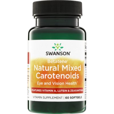 Swanson Betatene Natural Mixed Carotenoids 60 softgels – Hledejceny.cz