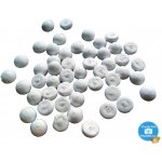 BD-Tova Půlkuličky z buničiny s dírkou 12 mm bílá 50 ks – Hledejceny.cz