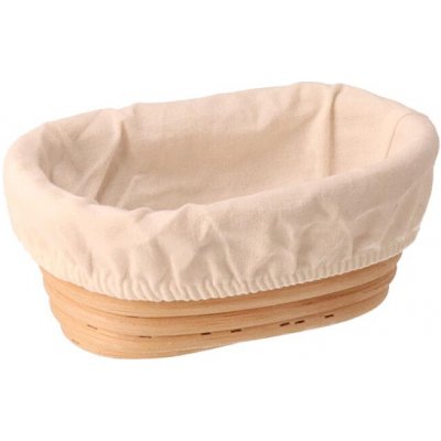 ČistéDřevo Oválná ratanová ošatka 17 x 12 x 8 cm – Sleviste.cz