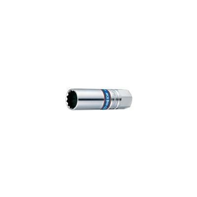 Hlavice nástrčná s gumovou objímkou na zapalovací svíčky King Tony 3/8 CrV 12 hran, 16mm 363016 – Sleviste.cz